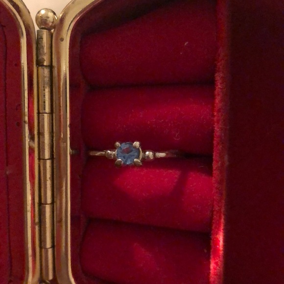 blue stone ring - Picture 2 of 3